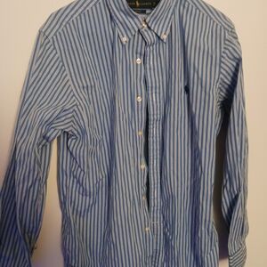 Ralph Lauren Blue Striped Men's Shirt